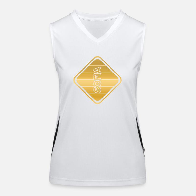 Gift for Sofia Women's Functional Contrast Tank Top