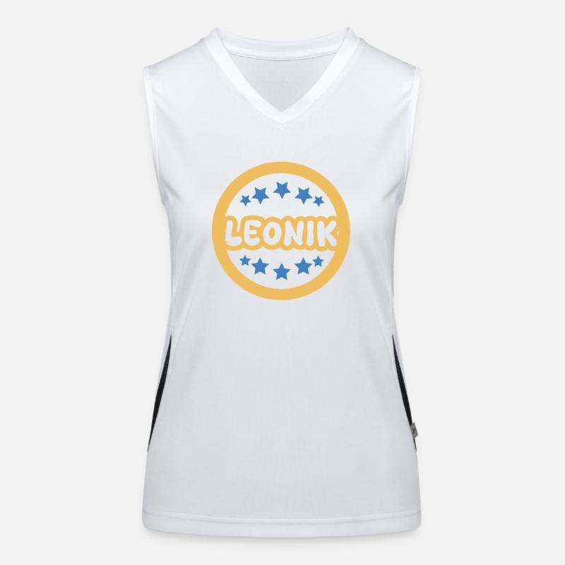First name Leonik Women's Functional Contrast Tank Top