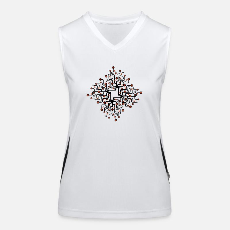 Netzwerk_2f Women's Functional Contrast Tank Top