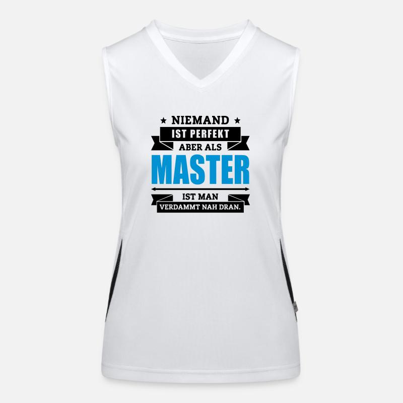 Funshirt Master Funktionelles Kontrast-Tank Top für Frauen