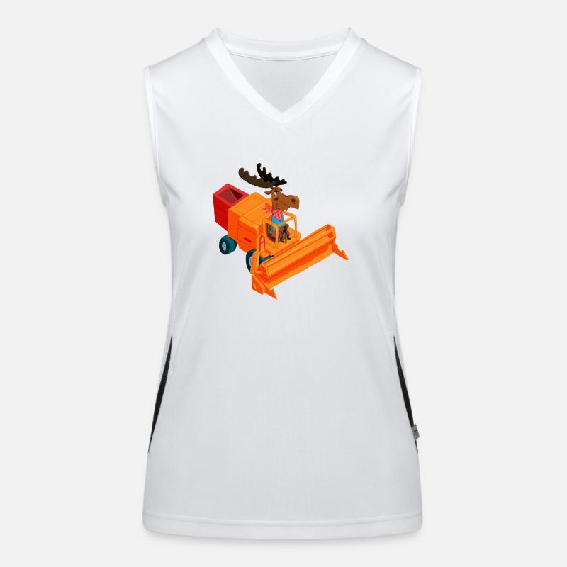 Elk à la moissonneuse-batteuse Débardeur respirant contrasté Femme