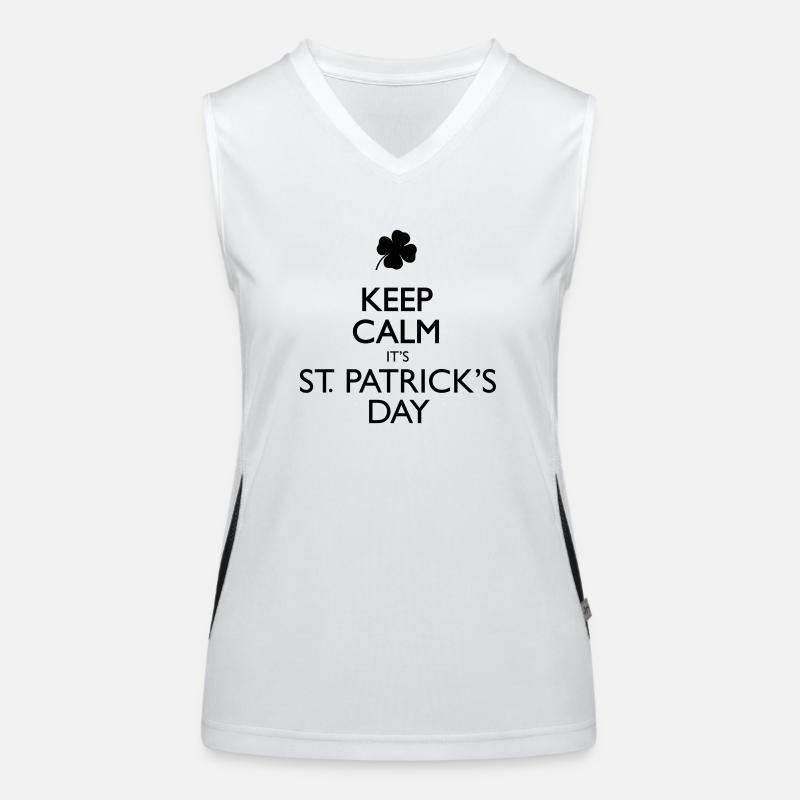 It's St. Patricks Day Débardeur respirant contrasté Femme