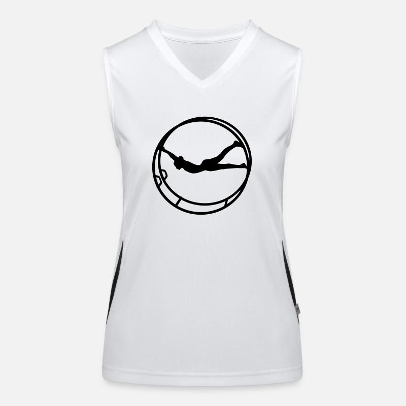 Roue allemande Débardeur respirant contrasté Femme