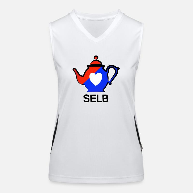 Selb Funktionelles Kontrast-Tank Top für Frauen