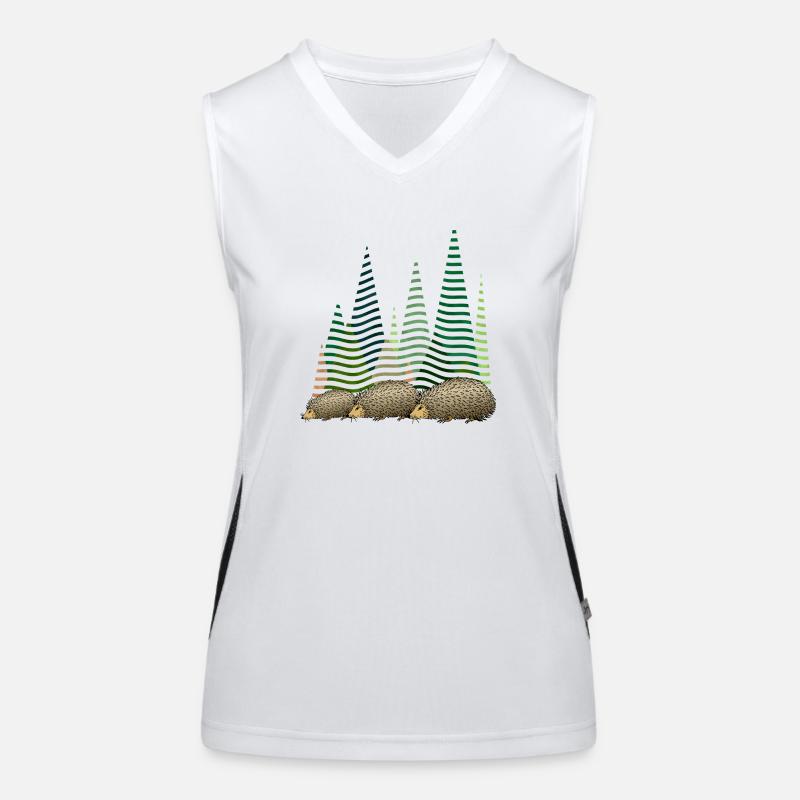Hedgehogs Women's Functional Contrast Tank Top