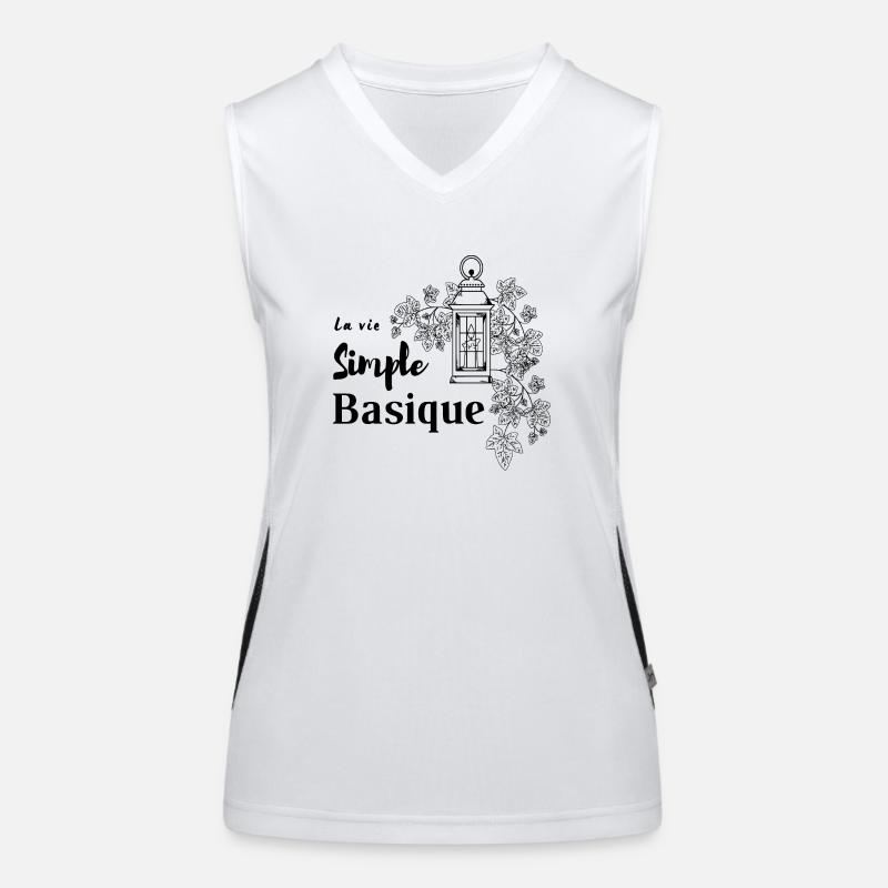 Leben Funktionelles Kontrast-Tank Top für Frauen