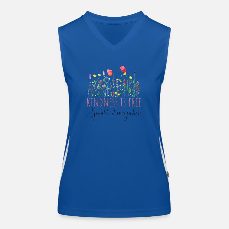 Kindness is free, sprinkle it everywhere Women's Functional Contrast Tank Top