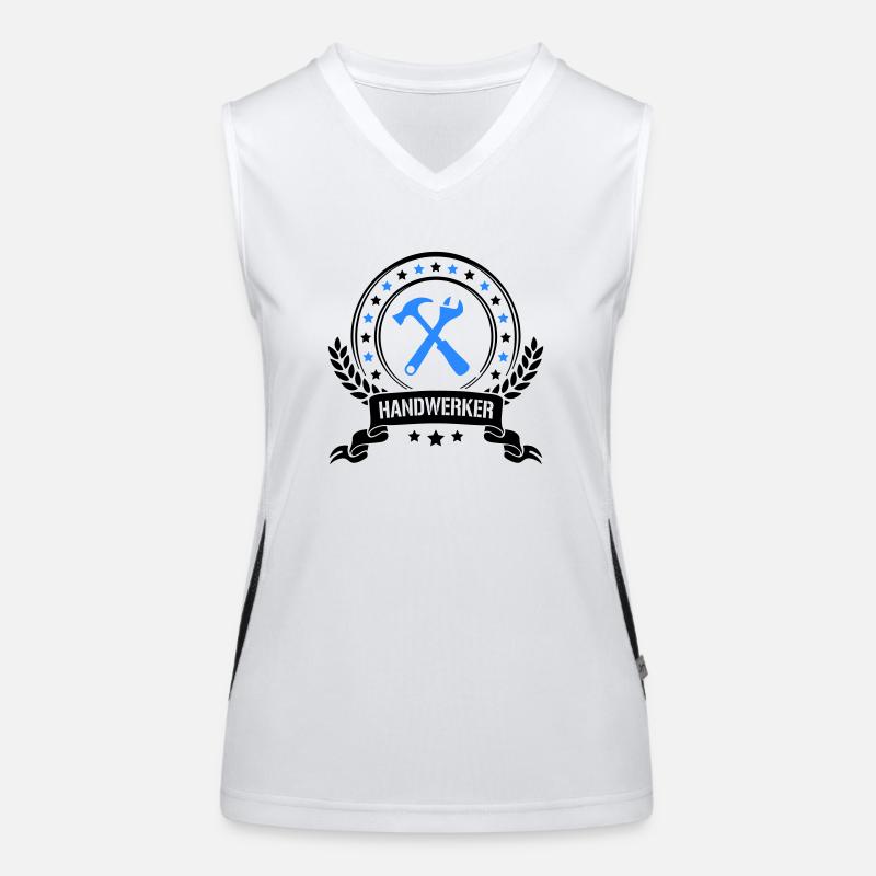 Handwerker Funktionelles Kontrast-Tank Top für Frauen