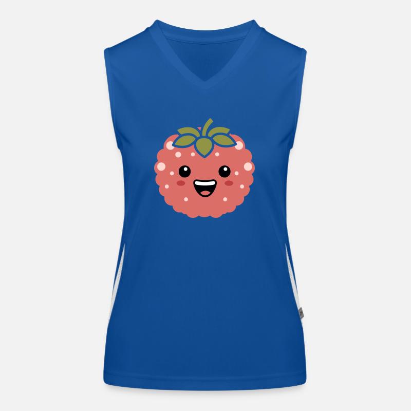 Fruit Humour petit litchi Débardeur respirant contrasté Femme