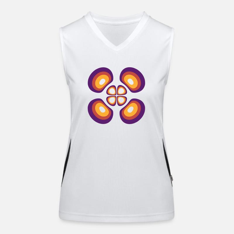 Probability density Hydrogen atom (4,2,1) Women's Functional Contrast Tank Top