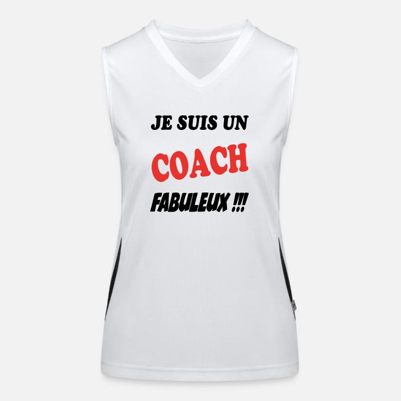 Coach Débardeur respirant contrasté Femme