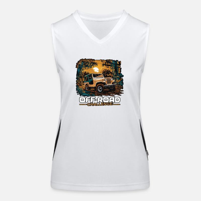 Off Road - 4x4 - All Terrain Women's Functional Contrast Tank Top