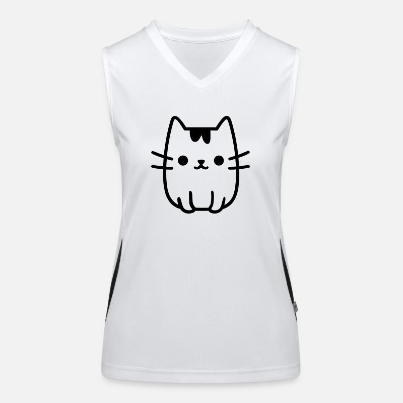 cat Women's Functional Contrast Tank Top