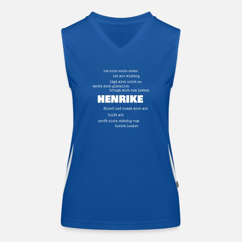 Gift for Henrike Women's Functional Contrast Tank Top