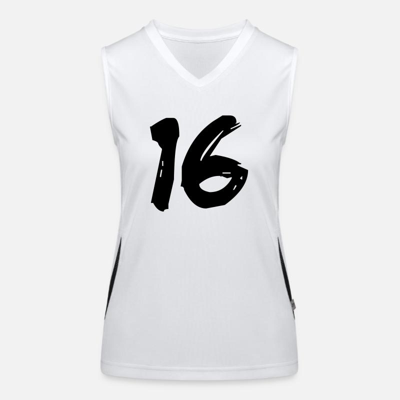 Brushed 16 Funktionelles Kontrast-Tank Top für Frauen