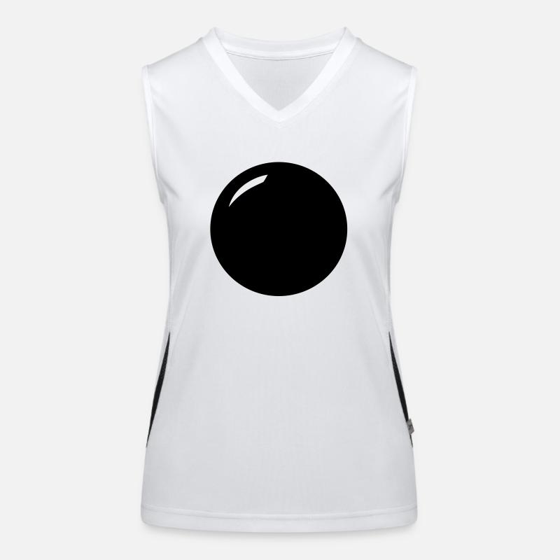 Kugel Funktionelles Kontrast-Tank Top für Frauen