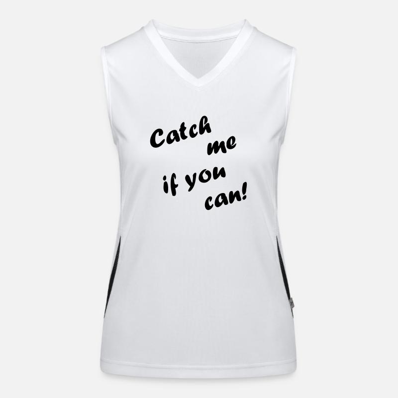 Catch me if you can! Funktionelles Kontrast-Tank Top für Frauen