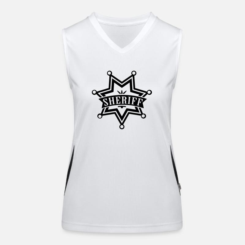 sheriff__1_f1 Women's Functional Contrast Tank Top