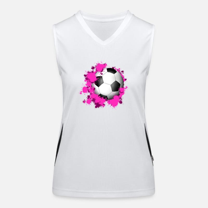 Fußball Funktionelles Kontrast-Tank Top für Frauen
