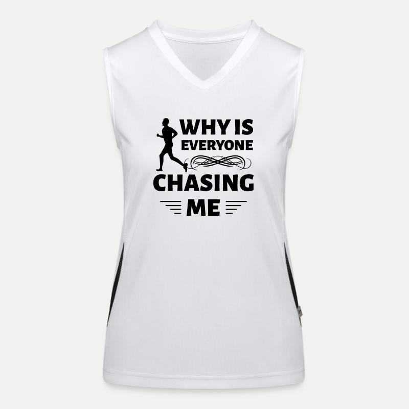 Marathon Running Funktionelles Kontrast-Tank Top für Frauen