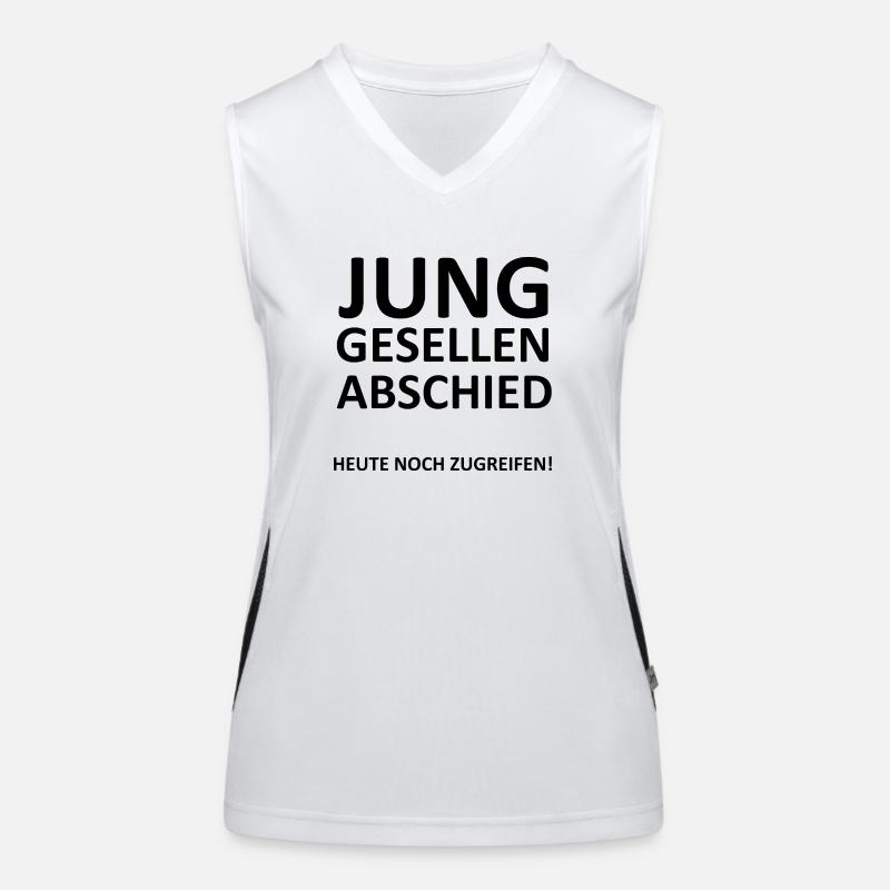 Junggesellenabschied Funktionelles Kontrast-Tank Top für Frauen