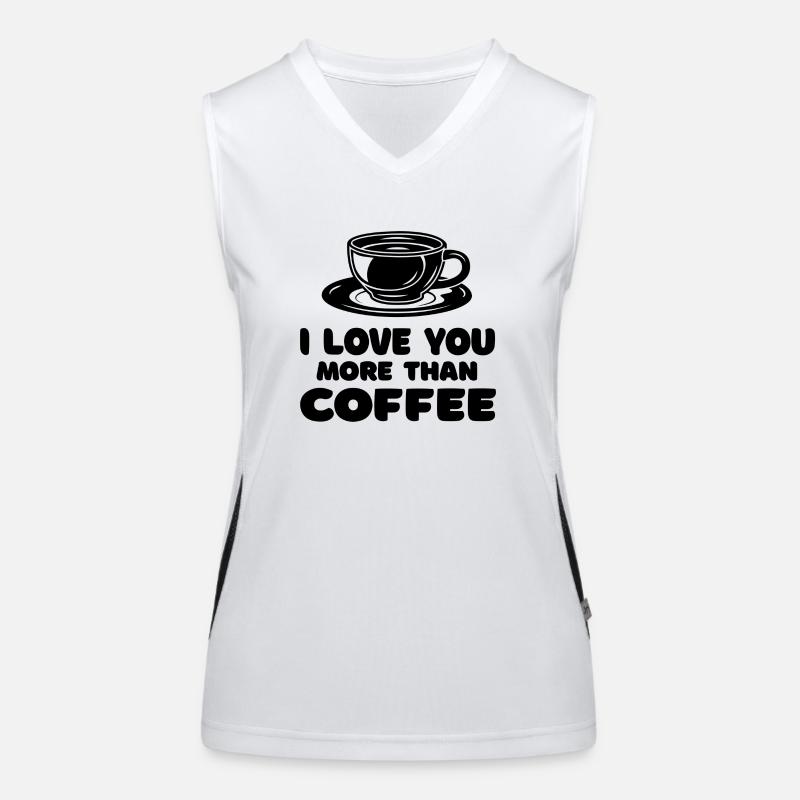 Coffee Gift Coffee Bean Coffee Cup Caffeine Women's Functional Contrast Tank Top