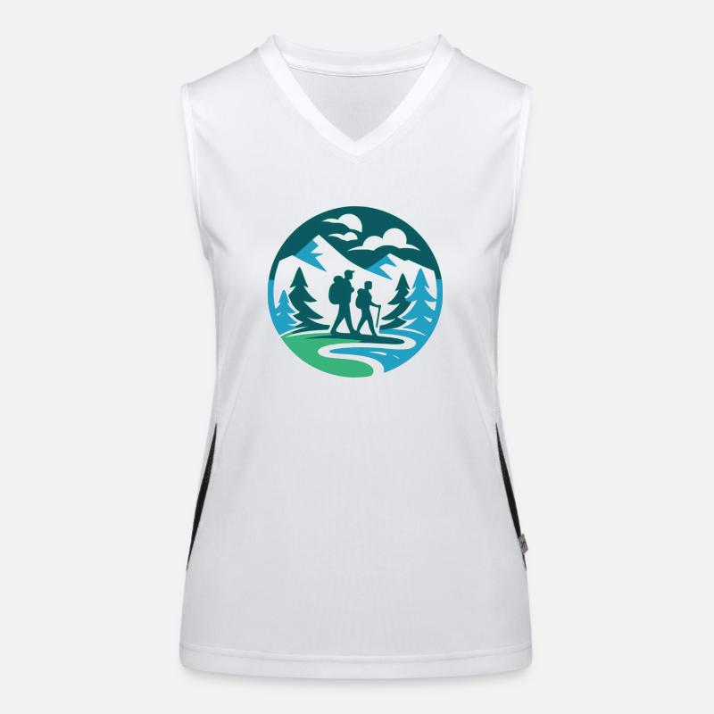 Wandern Funktionelles Kontrast-Tank Top für Frauen