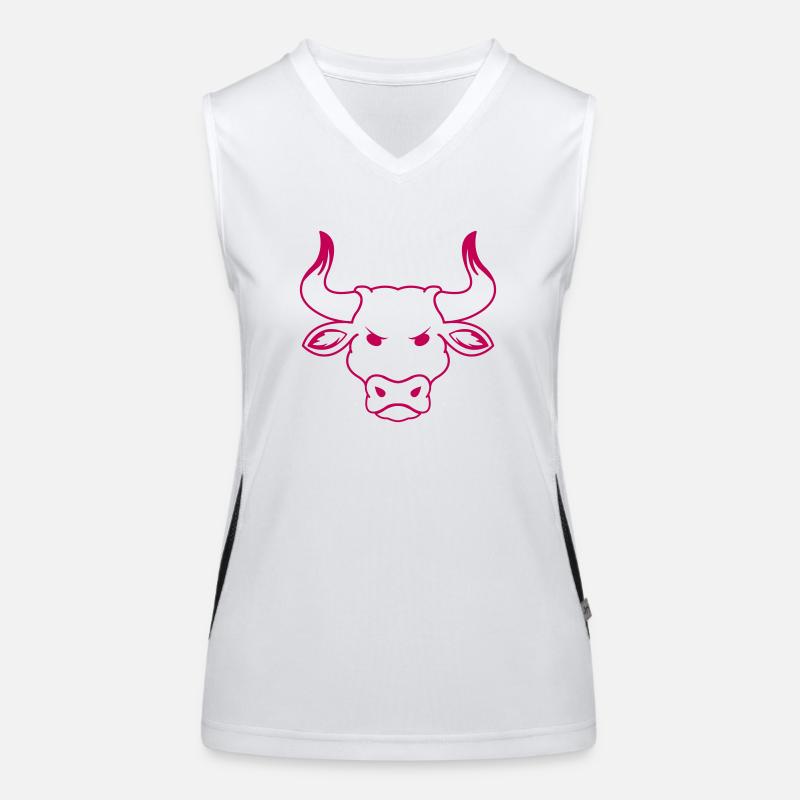 stier Funktionelles Kontrast-Tank Top für Frauen