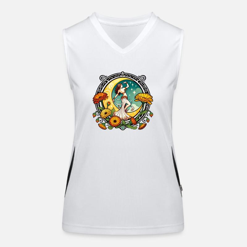 Danseuse orientale Débardeur respirant contrasté Femme