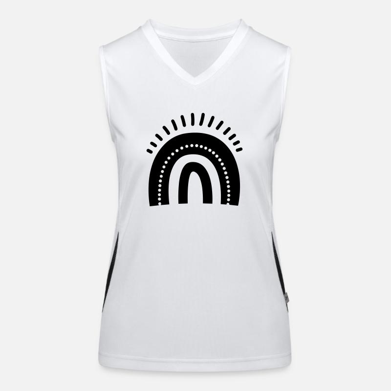 Rainbow Women's Functional Contrast Tank Top