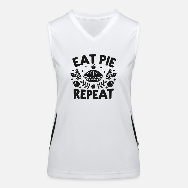 Eat Pie Repeat Women's Functional Contrast Tank Top