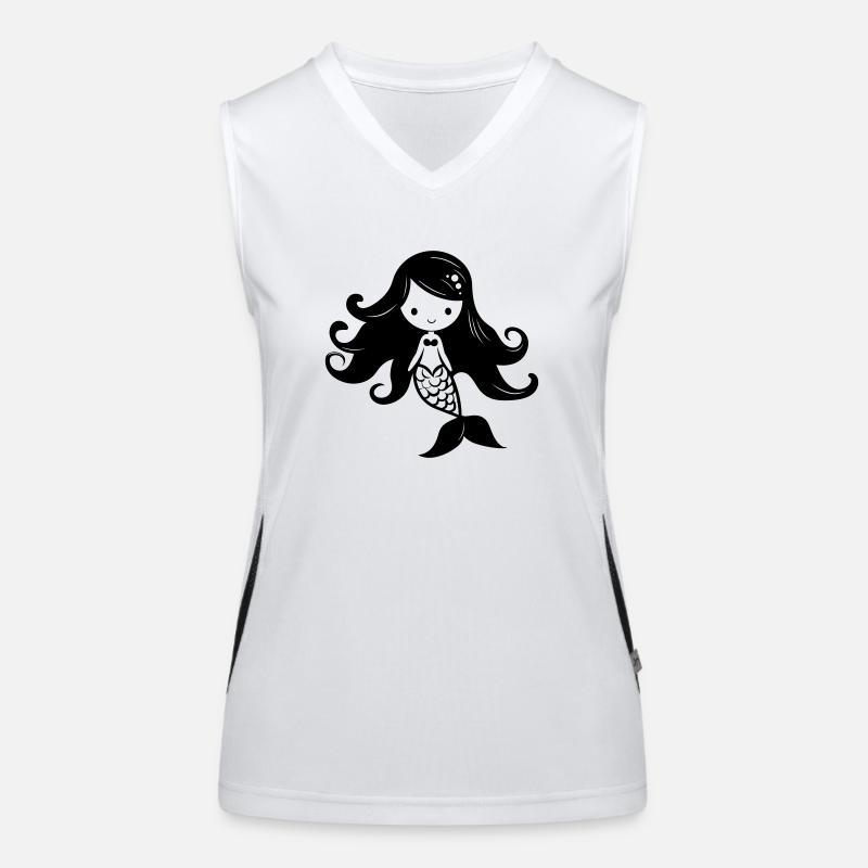Mermaid Women's Functional Contrast Tank Top