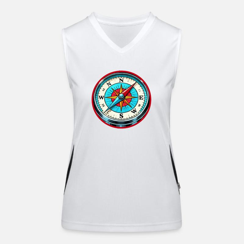 kompass Funktionelles Kontrast-Tank Top für Frauen