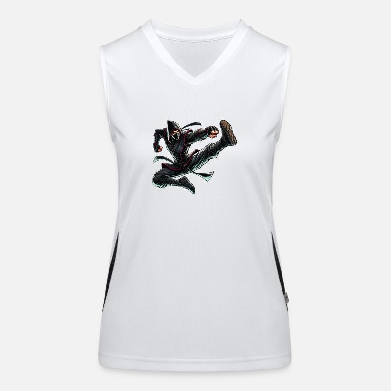 Ninja Comic Women's Functional Contrast Tank Top