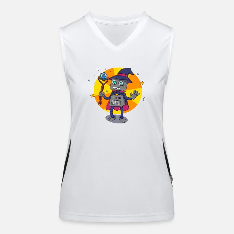 Robowizard Women's Functional Contrast Tank Top