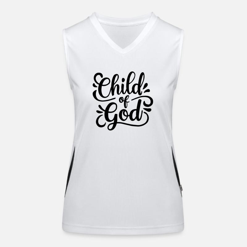Kind Gottes Funktionelles Kontrast-Tank Top für Frauen