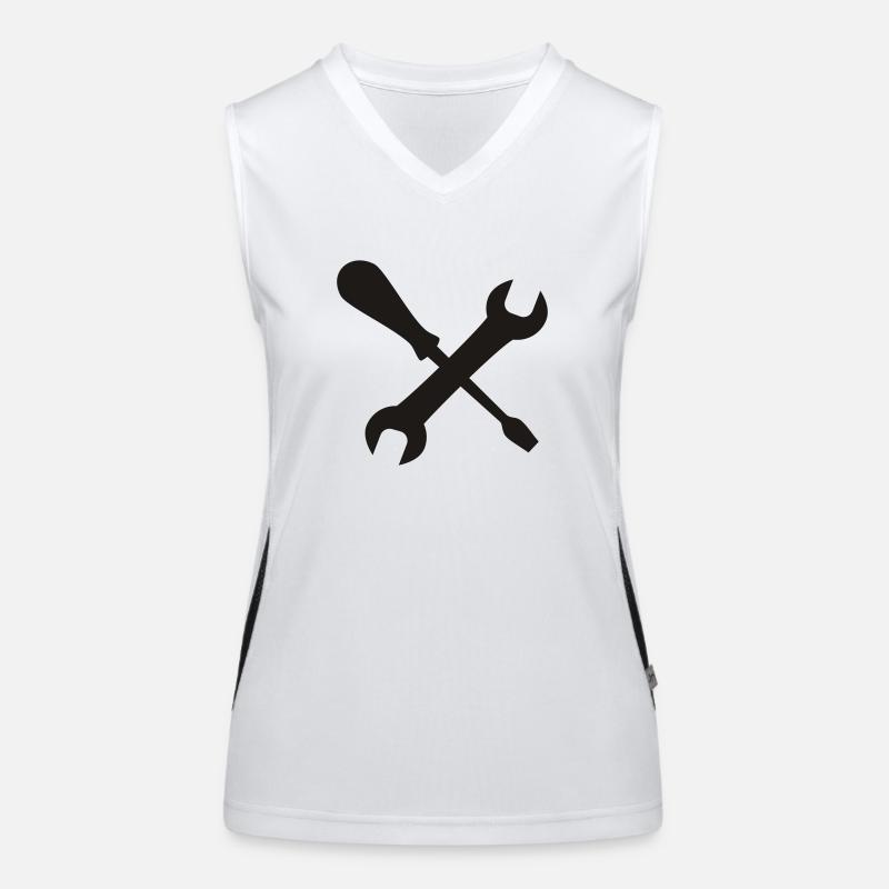 tool, tools Women's Functional Contrast Tank Top