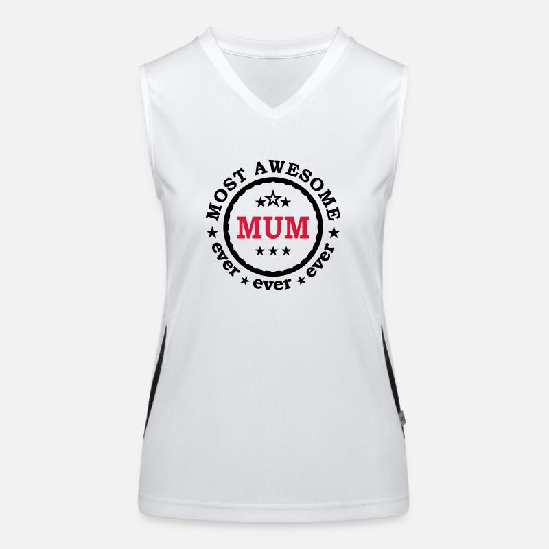 Beste Mutter ever Mutti Muttertag Mama Danke Funktionelles Kontrast-Tank Top für Frauen