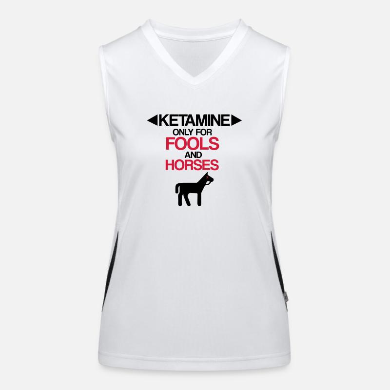 KETAMIN Funktionelles Kontrast-Tank Top für Frauen