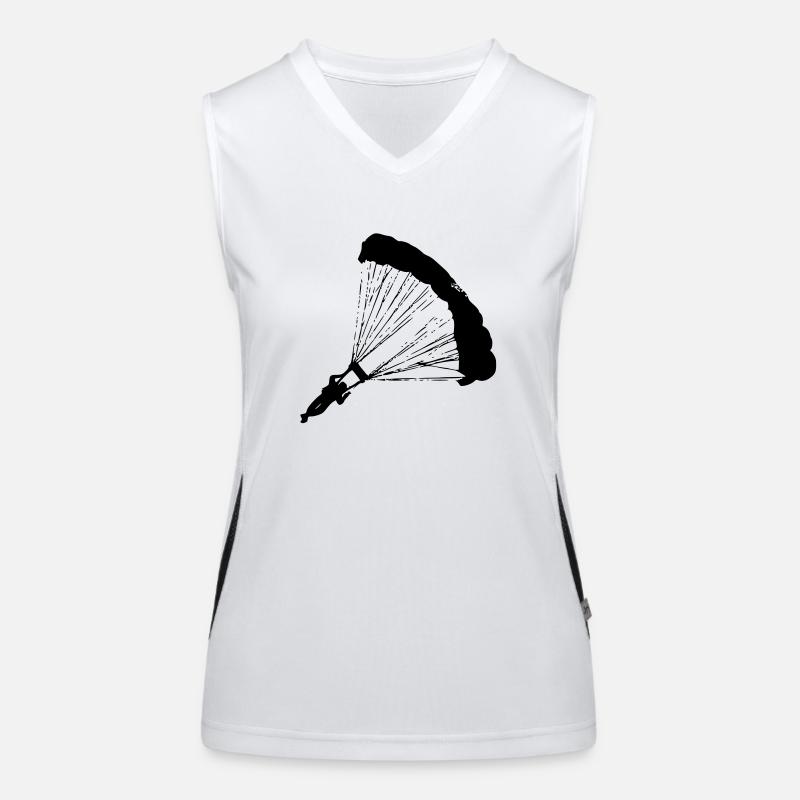 Fallschirmjäger Funktionelles Kontrast-Tank Top für Frauen