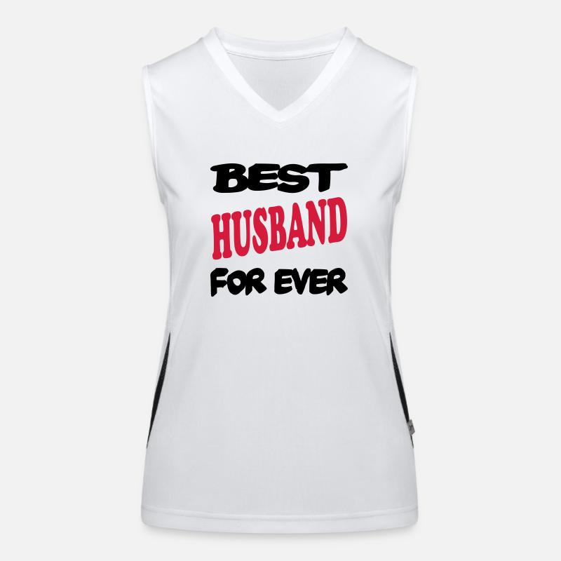 Best husband for ever Débardeur respirant contrasté Femme