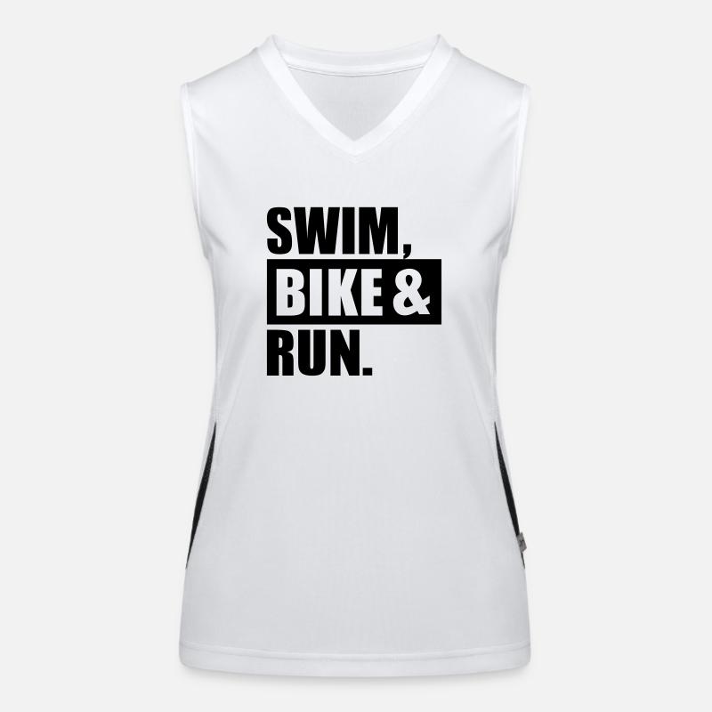 Triathlon Funktionelles Kontrast-Tank Top für Frauen