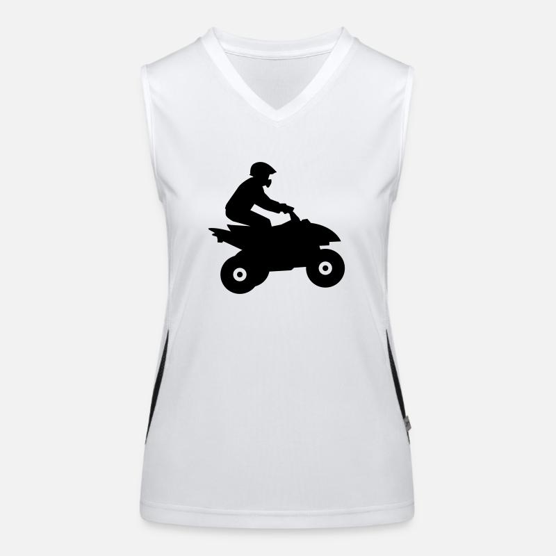Quad Débardeur respirant contrasté Femme