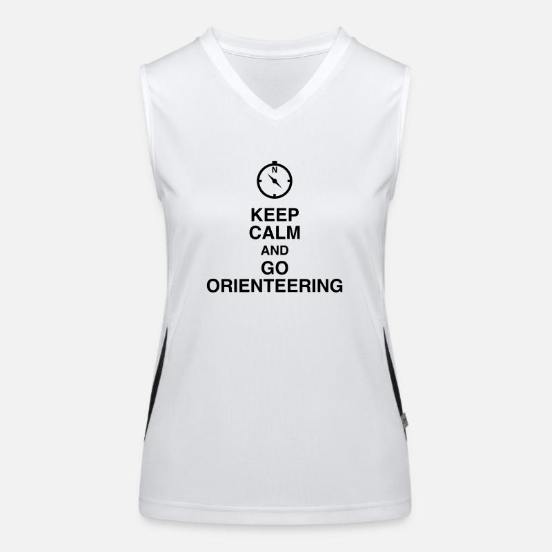 Orienteering / Orienteer / Course d'Orientation Débardeur respirant contrasté Femme
