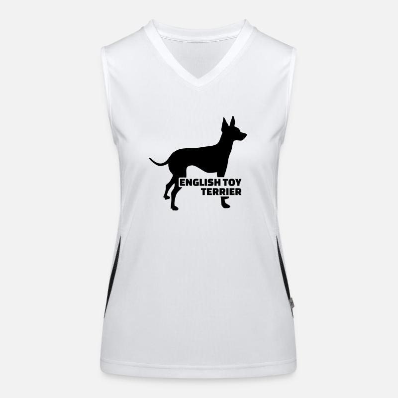 English Toy Terrier Débardeur respirant contrasté Femme
