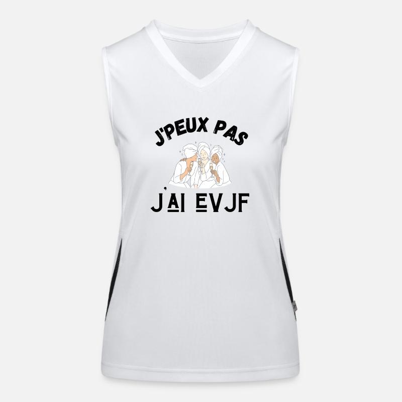 je peux pas j'ai evjf Débardeur respirant contrasté Femme