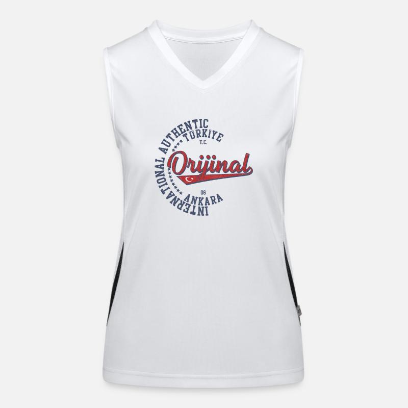 Ankara Funktionelles Kontrast-Tank Top für Frauen
