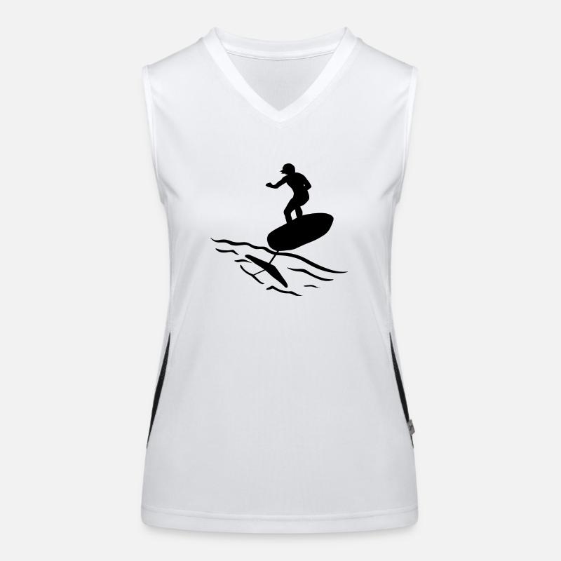 foil surf - foil surf - foilsurf Débardeur respirant contrasté Femme