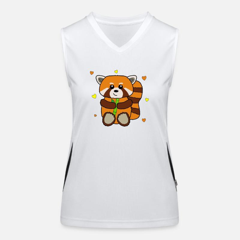 Red Panda Women's Functional Contrast Tank Top