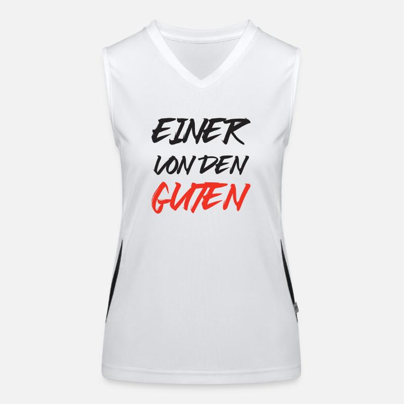 Einer von den Guten Funktionelles Kontrast-Tank Top für Frauen